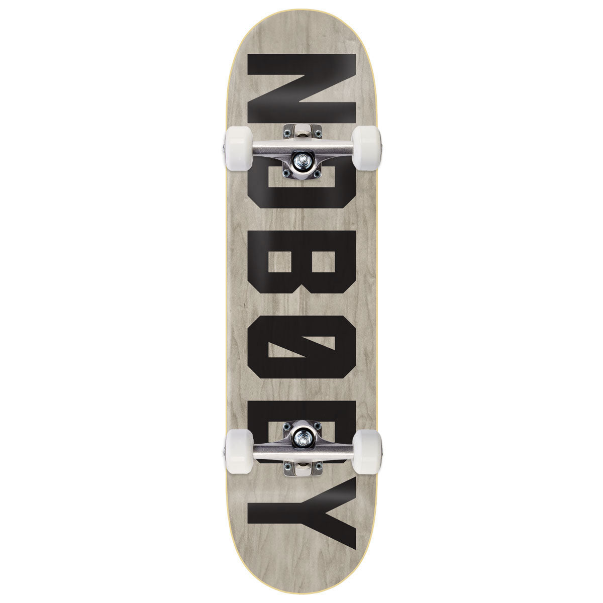 Zero Nobody Skateboard Complete - Grey/Black - 8.50