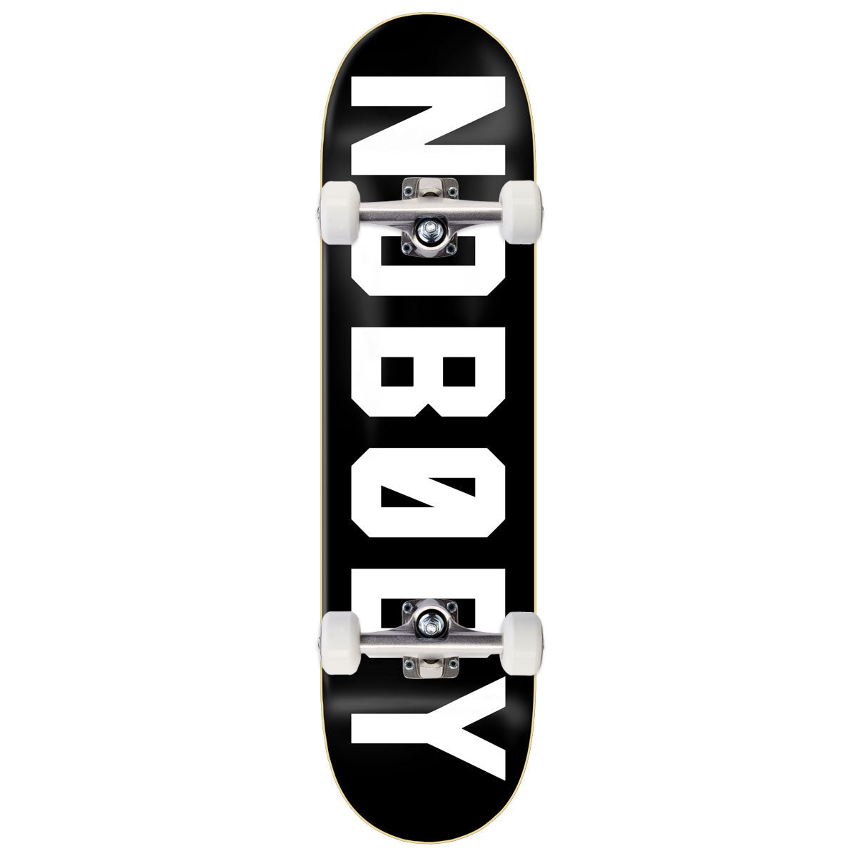 Zero Nobody Skateboard Complete - Black/White - 8.50