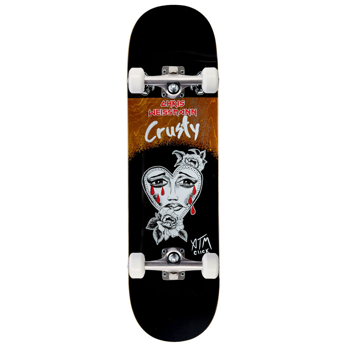 ATM Chris Weissmann Heart Skateboard Complete - 8.50