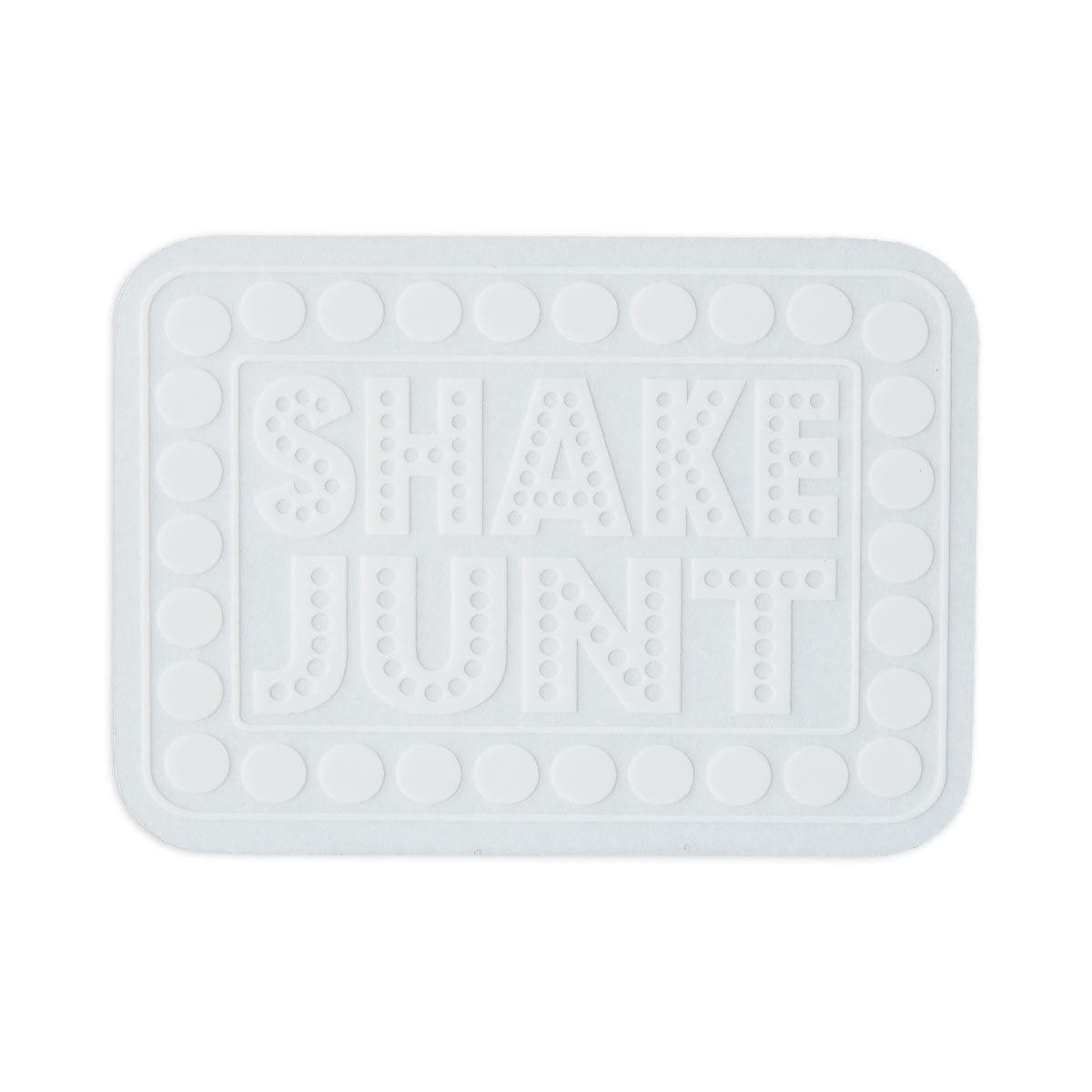 Shake Junt Box Logo Vinyl Sticker - White image 1