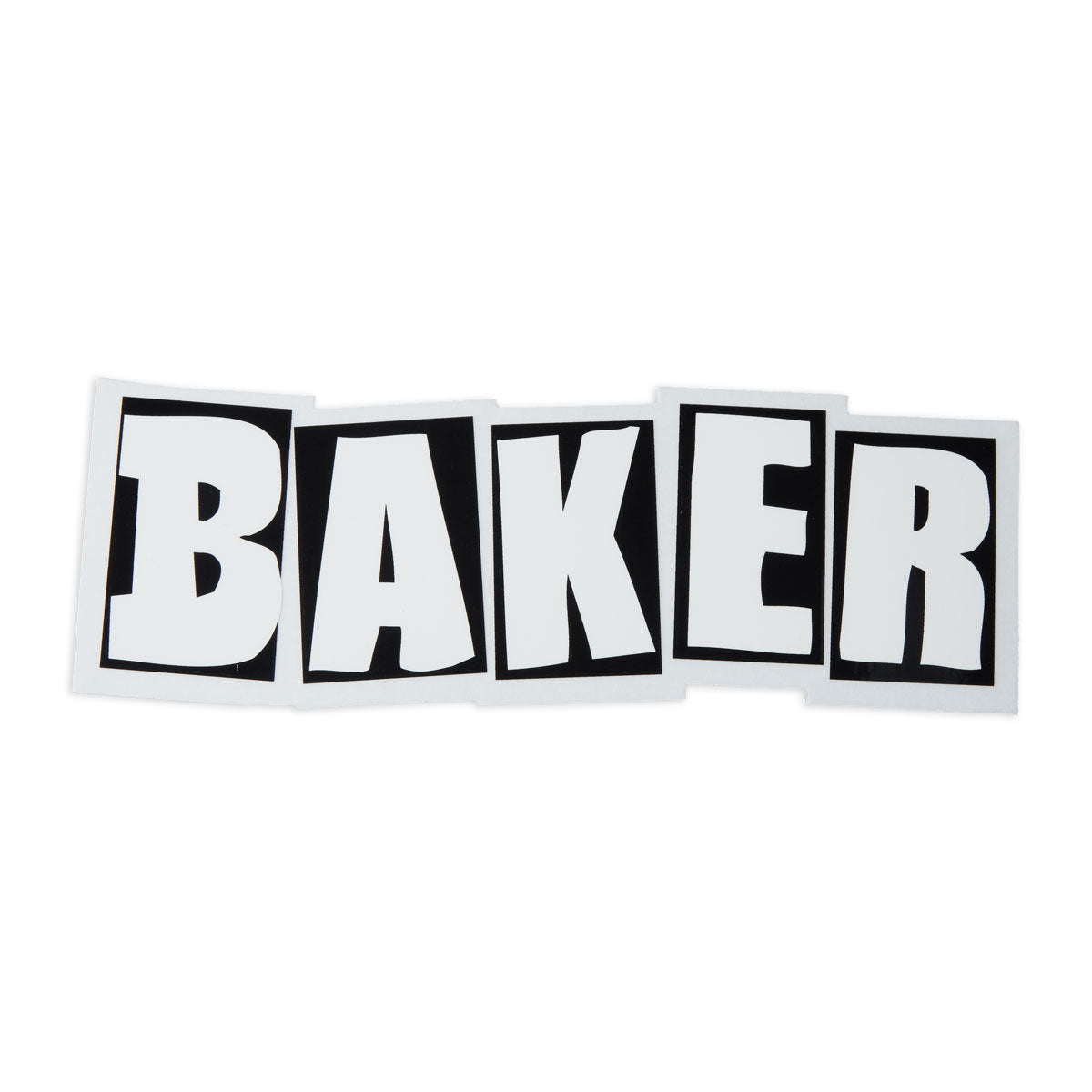Baker Brand Logo Sticker - Black/White - LG image 1