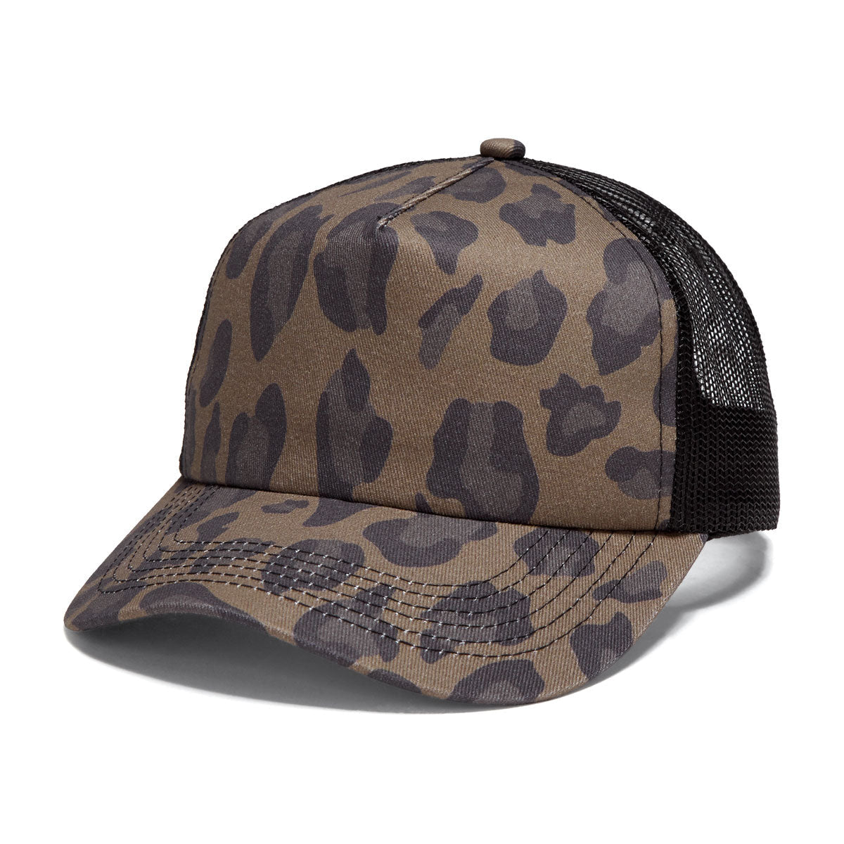 CCS Leopard Trucker Hat - Black/Brown image 1