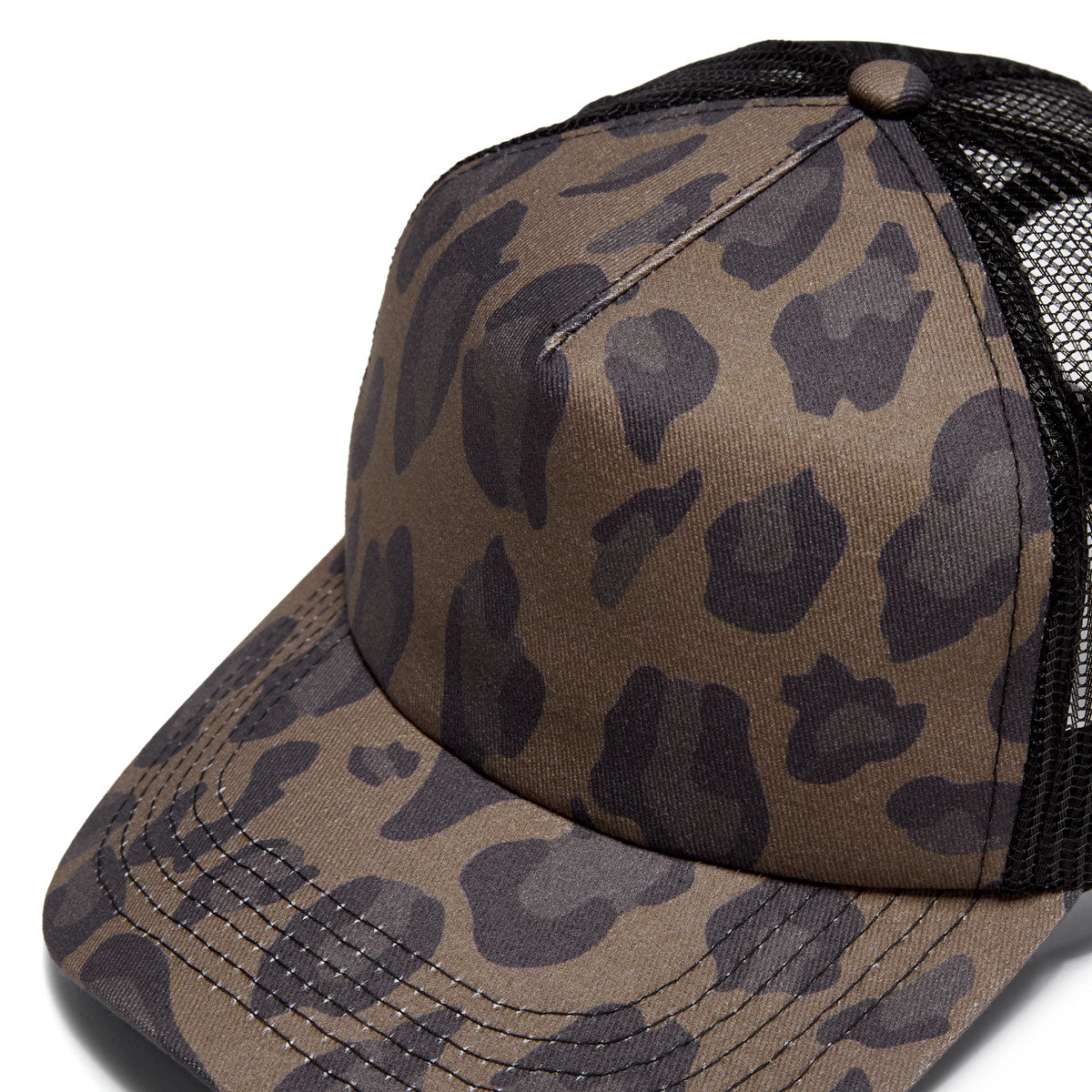 CCS Leopard Trucker Hat - Black/Brown image 3