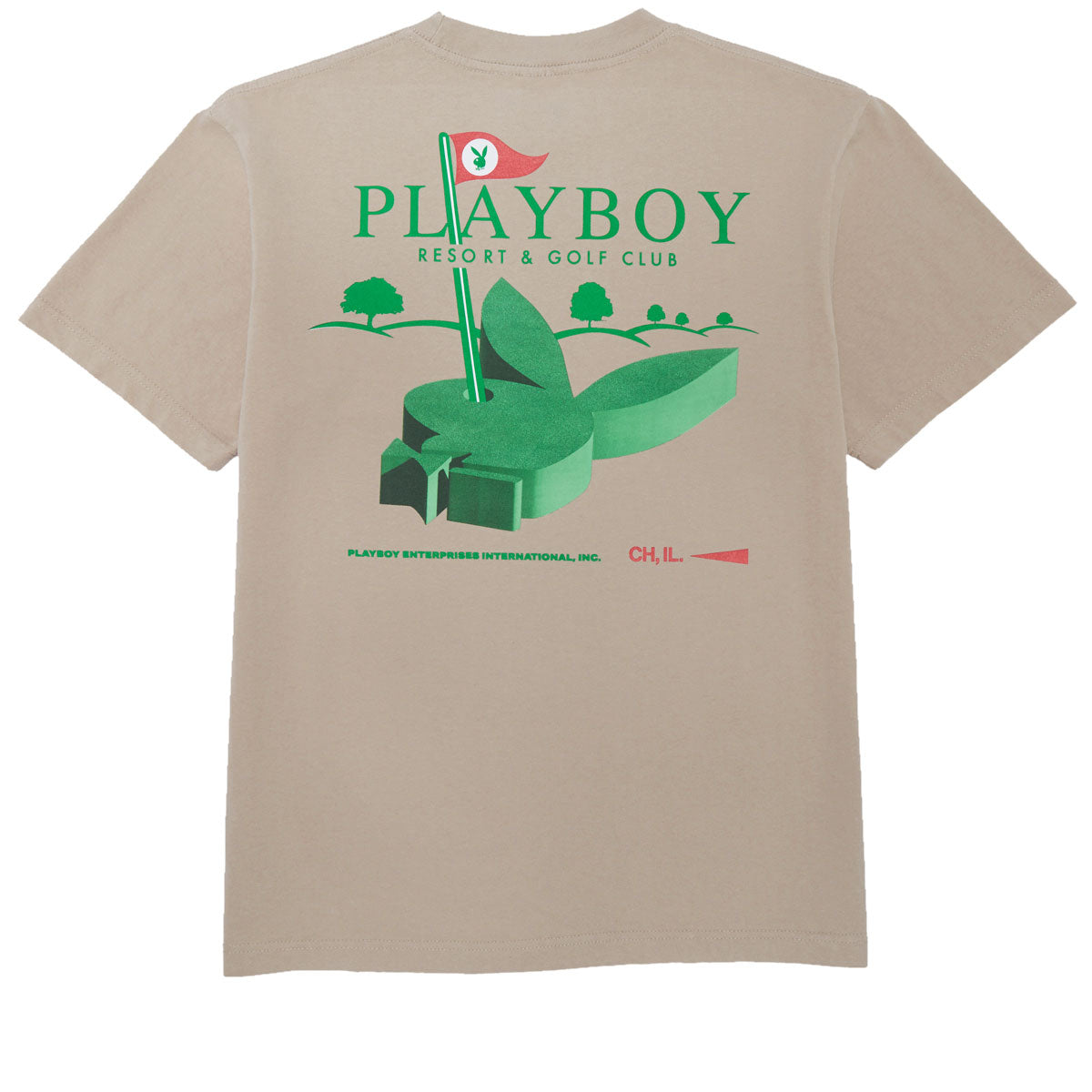 Color Bars x Playboy Bunny Hills T-Shirt - Tan image 2