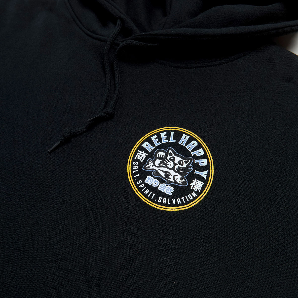 Reel Happy Maguro Hoodie - Black image 3