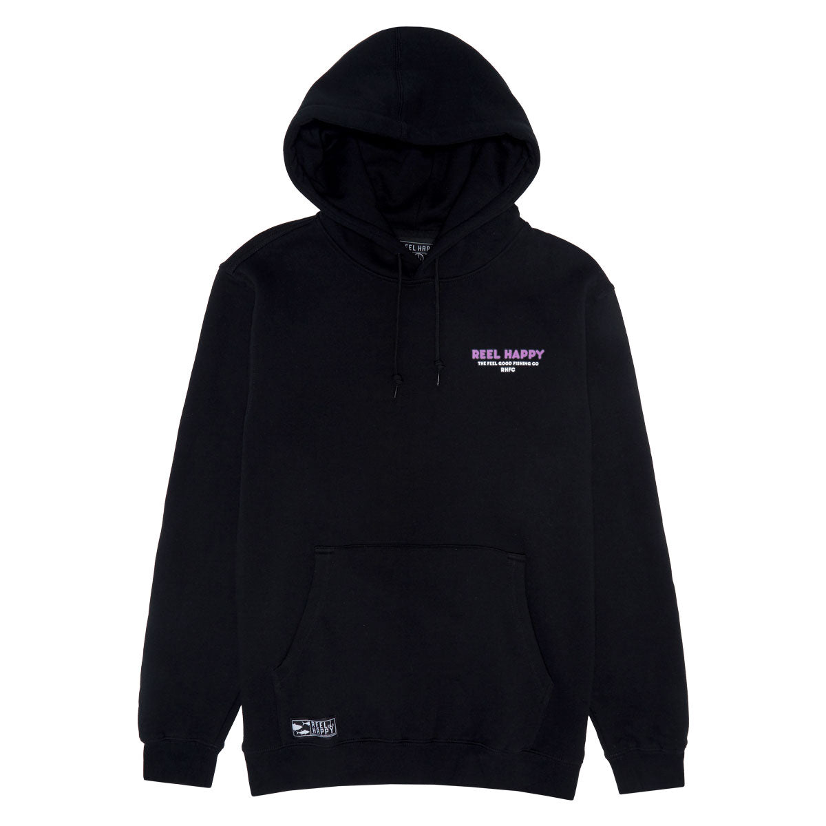 Reel Happy Good Times Hoodie - Black image 1