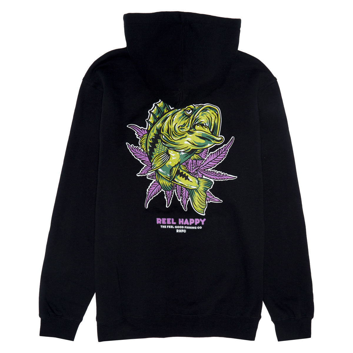 Reel Happy Good Times Hoodie - Black image 2