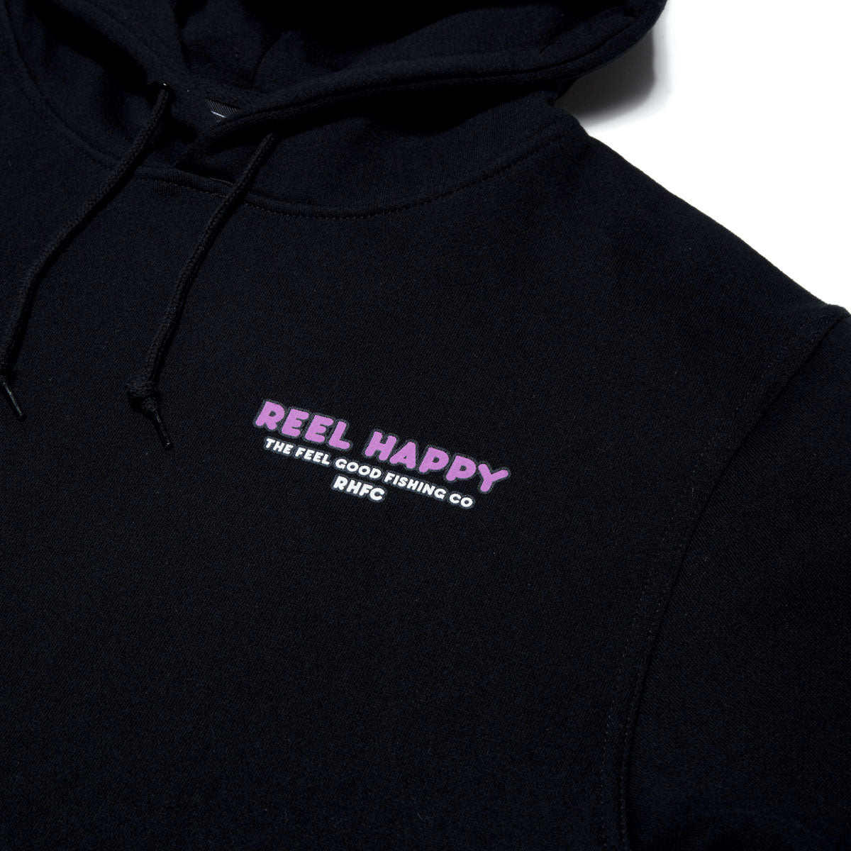 Reel Happy Good Times Hoodie - Black image 3