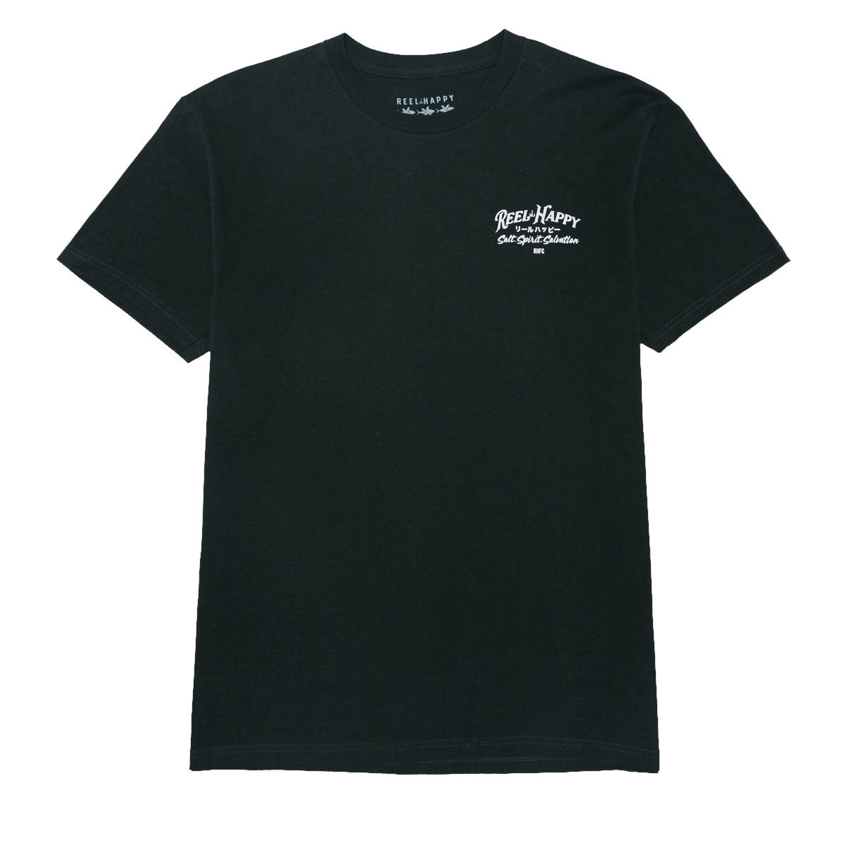Reel Happy Hanten No Aru T-Shirt - Forest Green image 2