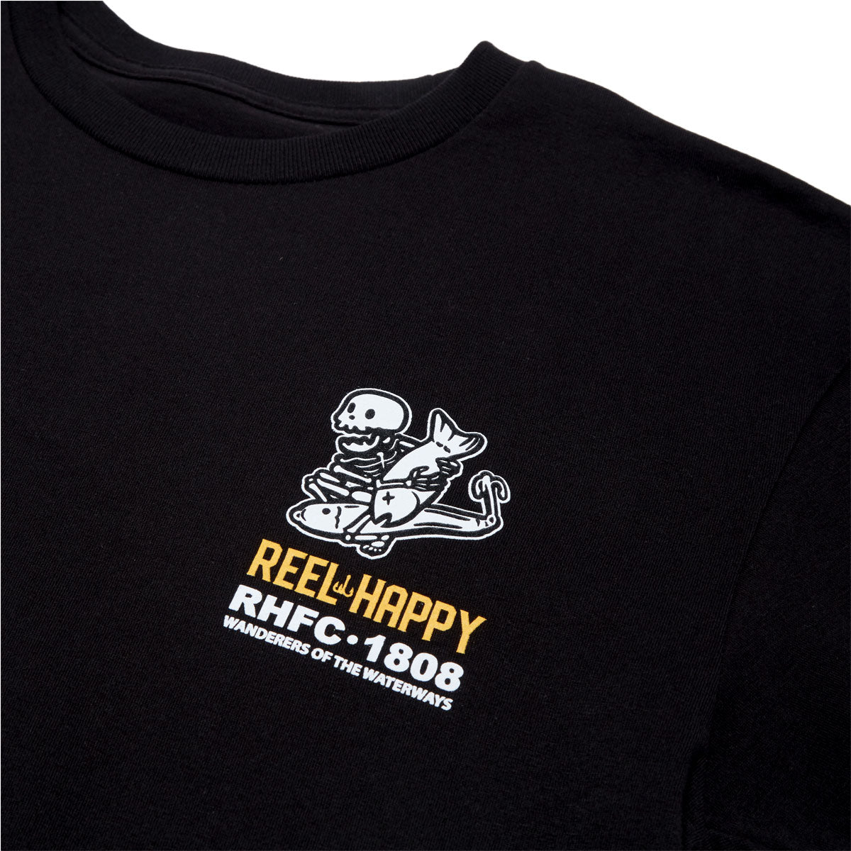 Reel Happy Reaper Revolution T-Shirt - Black image 3