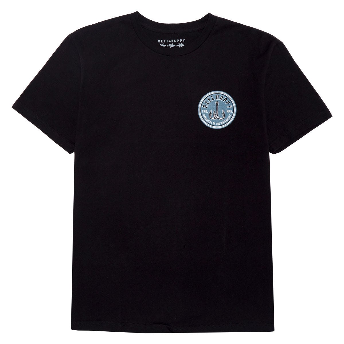 Reel Happy Night Trippers T-Shirt - Black image 2