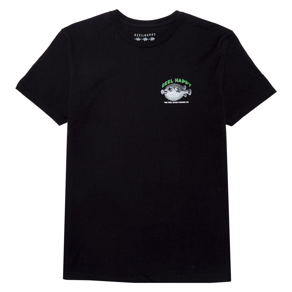 Reel Happy Puff Puff Blaze T-Shirt - Black image 2
