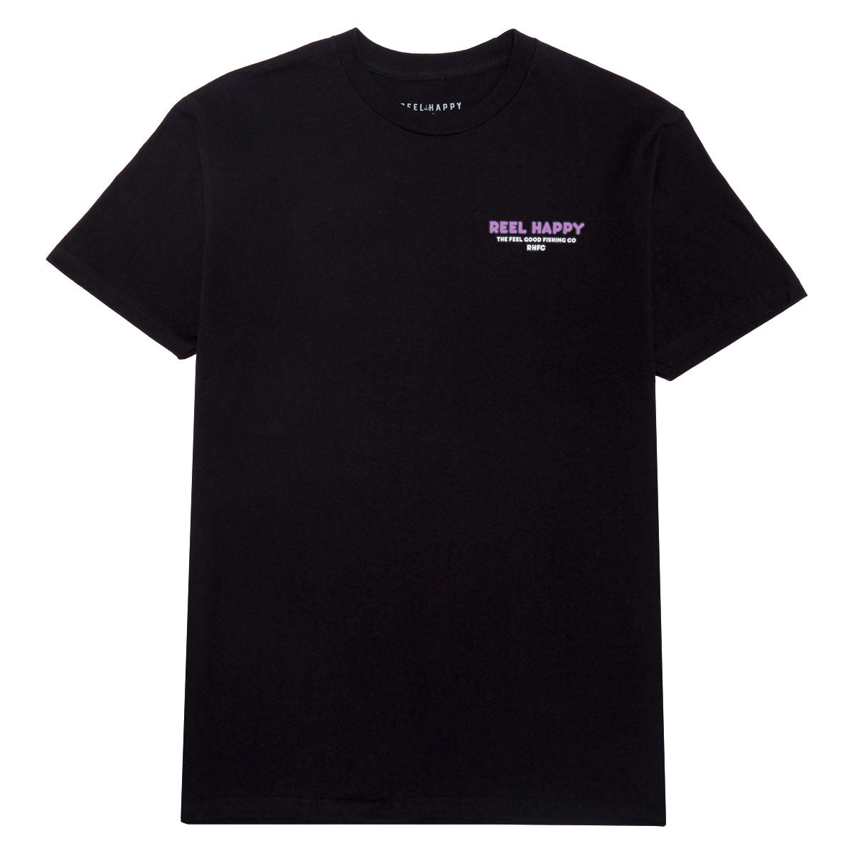 Reel Happy Good Times T-Shirt - Black image 2