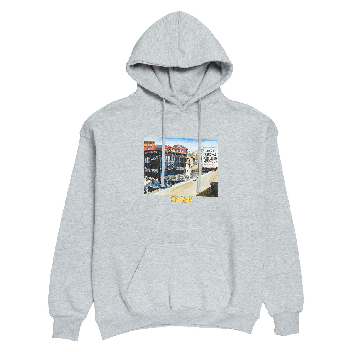 Snack Junk Removal Hoodie - Grey image 1