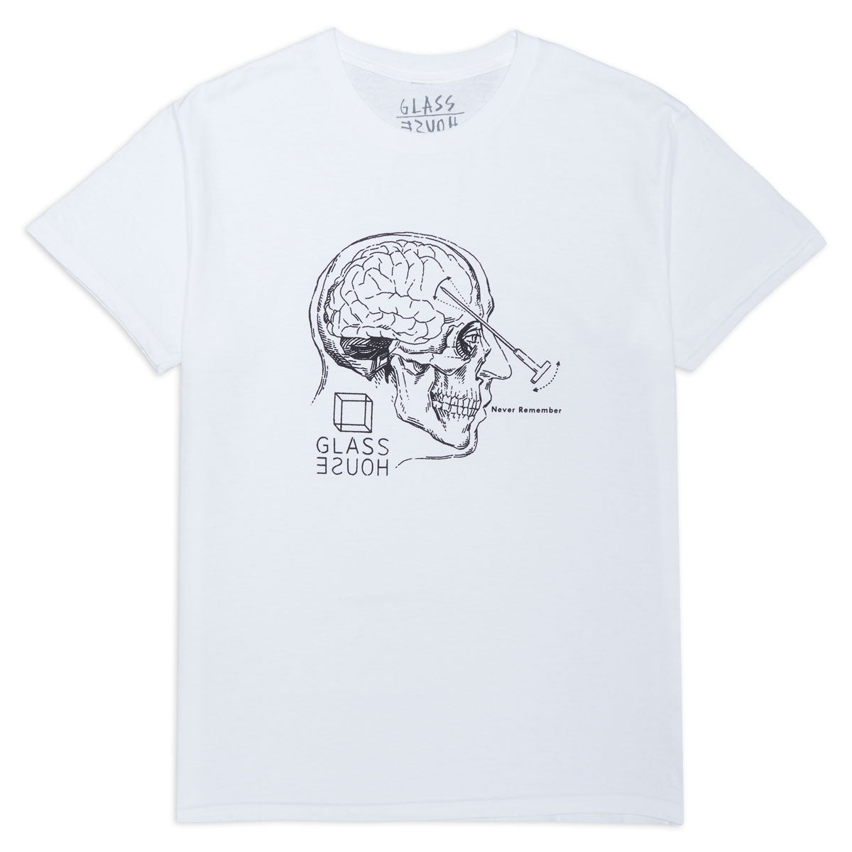 Glass House Lobotomy T-Shirt - White image 1
