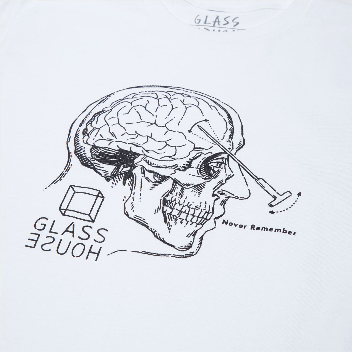 Glass House Lobotomy T-Shirt - White image 2