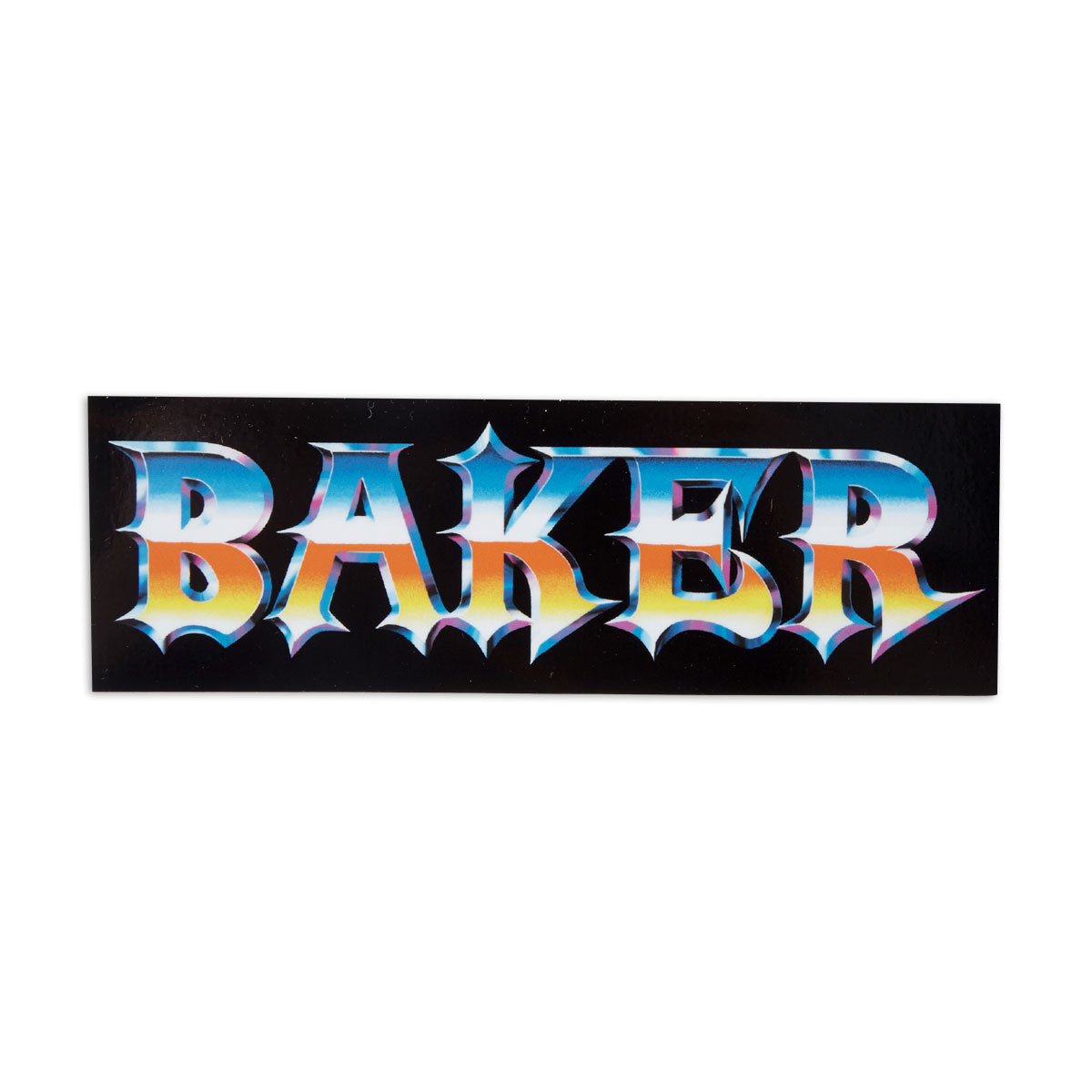 Baker T-Funk Chrome Logo Sticker - Multi image 1
