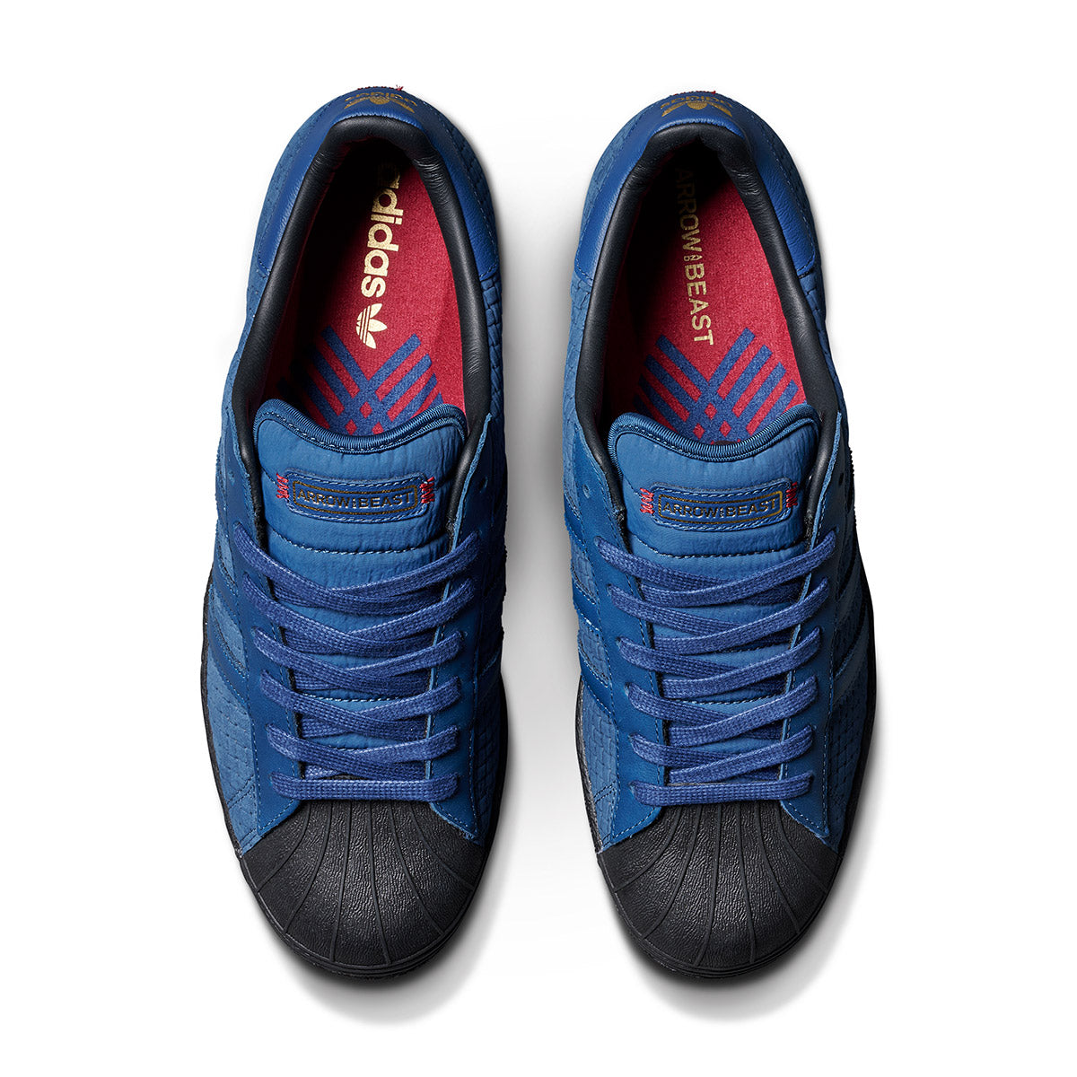 Adidas x Arrow & Beast Superstar ADV Shoes - Night Marine/Core Black image 5