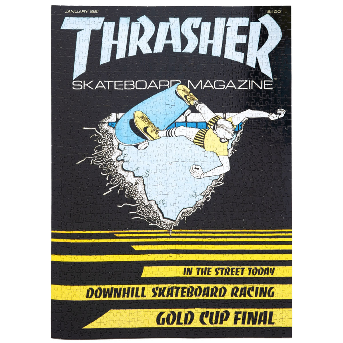 Thrasher First Cover Jan 1981 Jigsaw Puzzle image 1