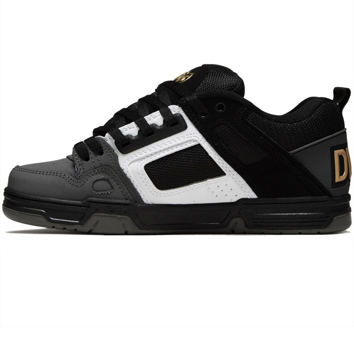 DVS Comanche Shoes - Black/White/Charcoal Nubuck image 2