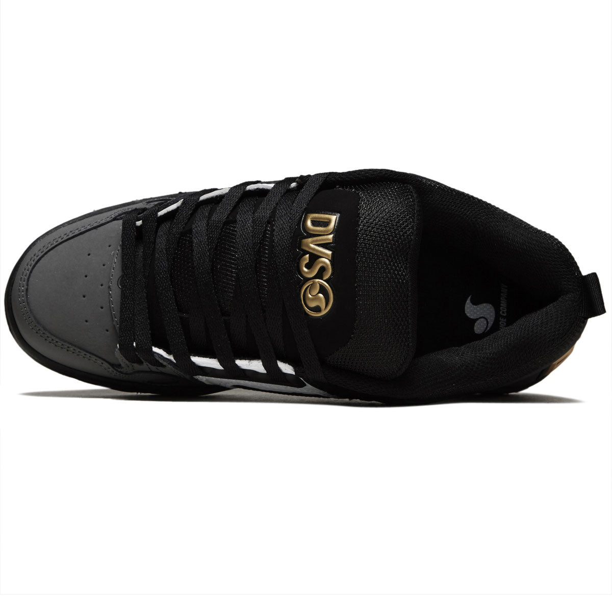 DVS Comanche Shoes - Black/White/Charcoal Nubuck image 3