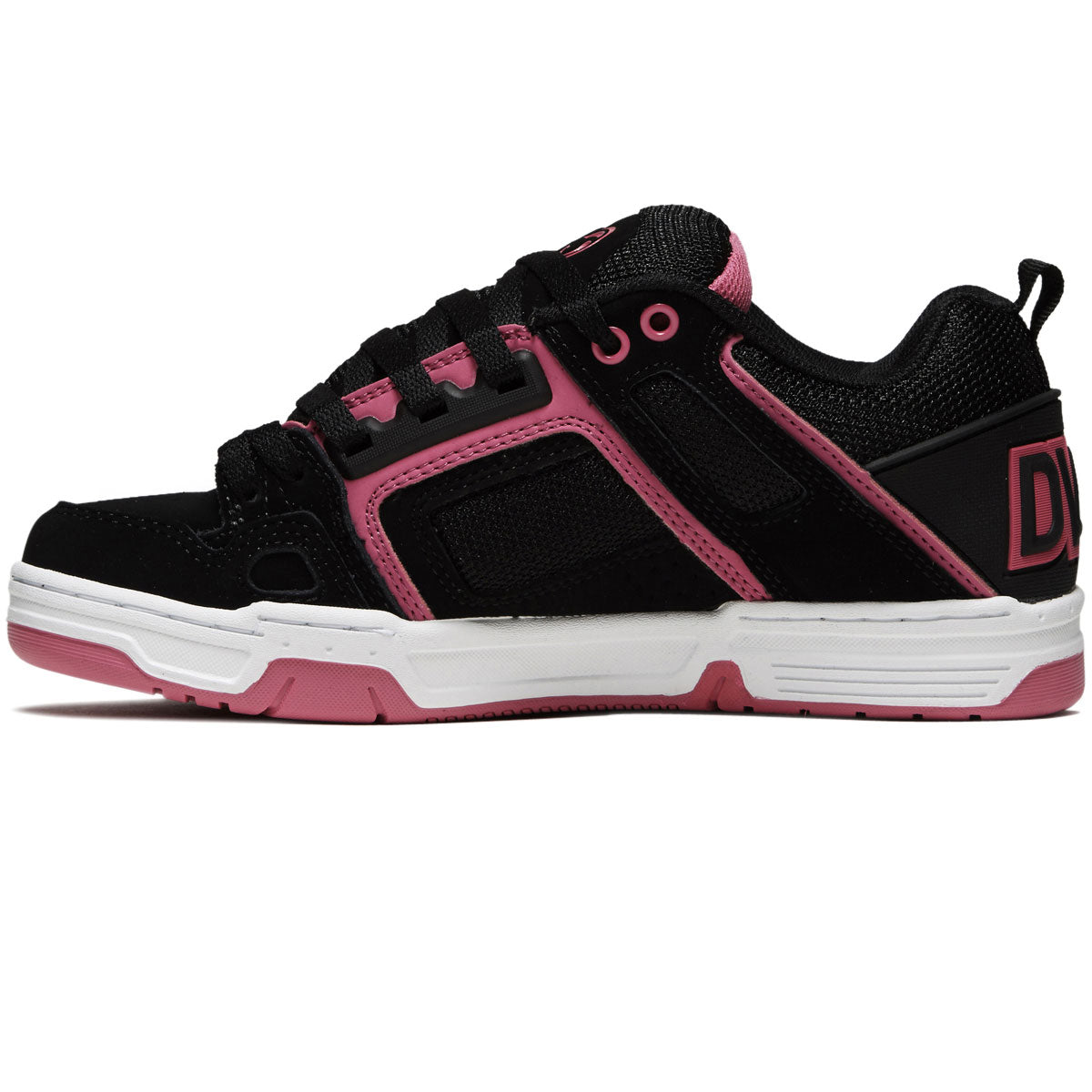 DVS Womens Comanche Shoes - Black/Pink/White/Nubuck image 2