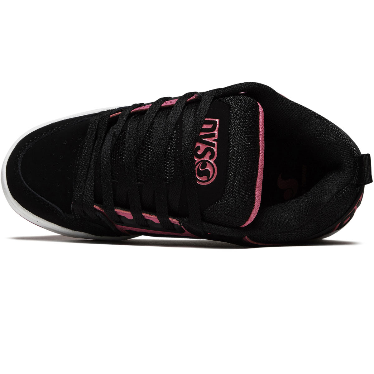 DVS Womens Comanche Shoes - Black/Pink/White/Nubuck image 3