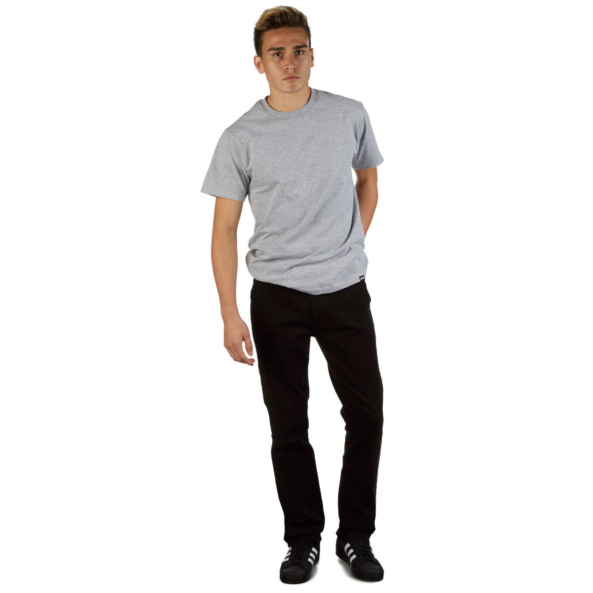 CCS Straight Stretch Chino Pants - Black image 2