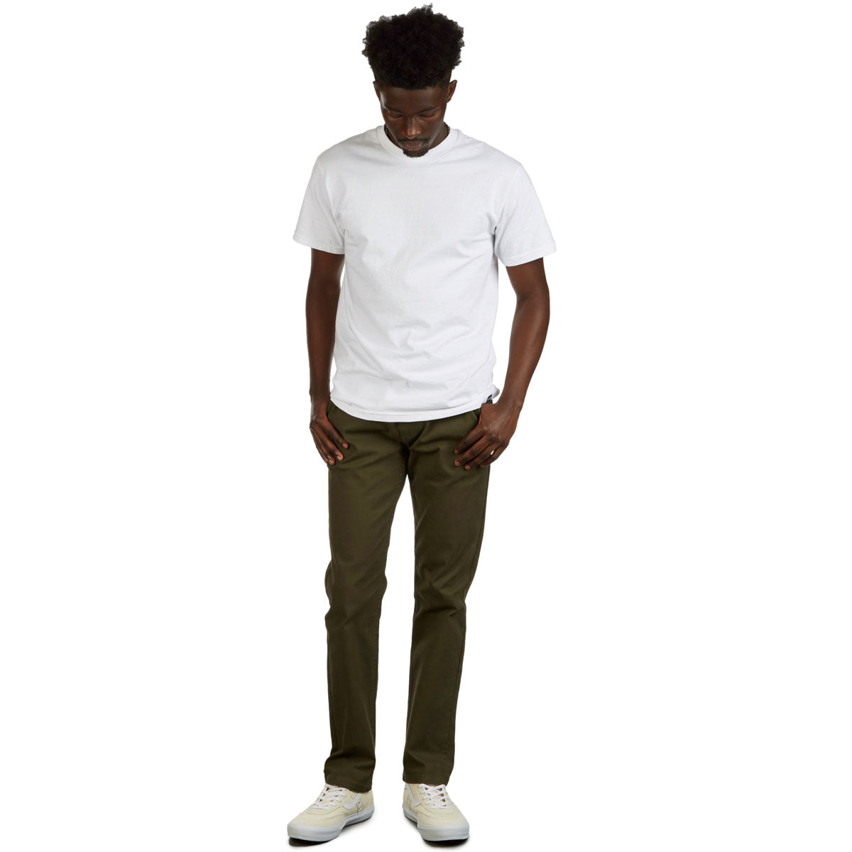 CCS Straight Stretch Chino Pants - Olive image 2