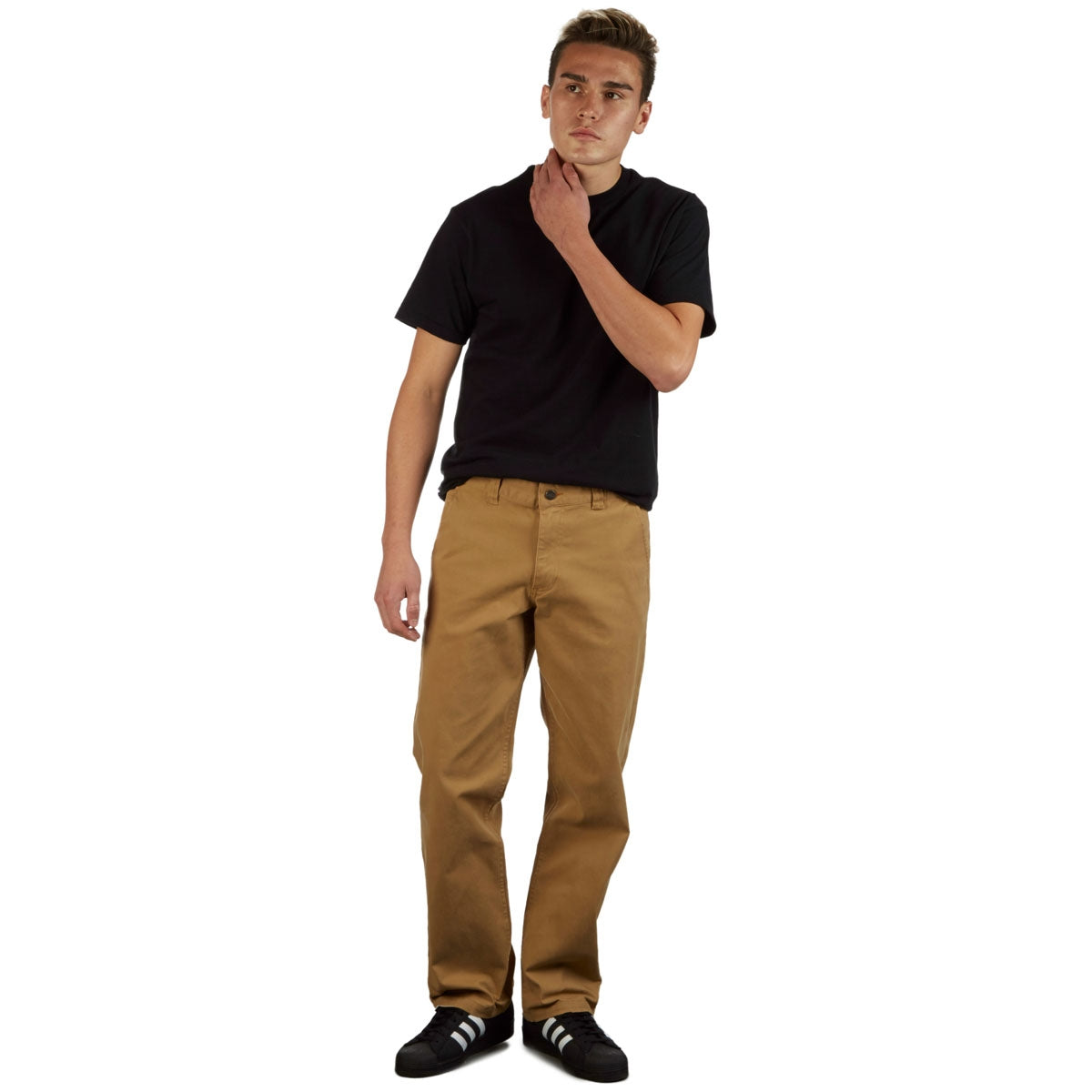 CCS Relaxed Stretch Chino Pants - Khaki image 2