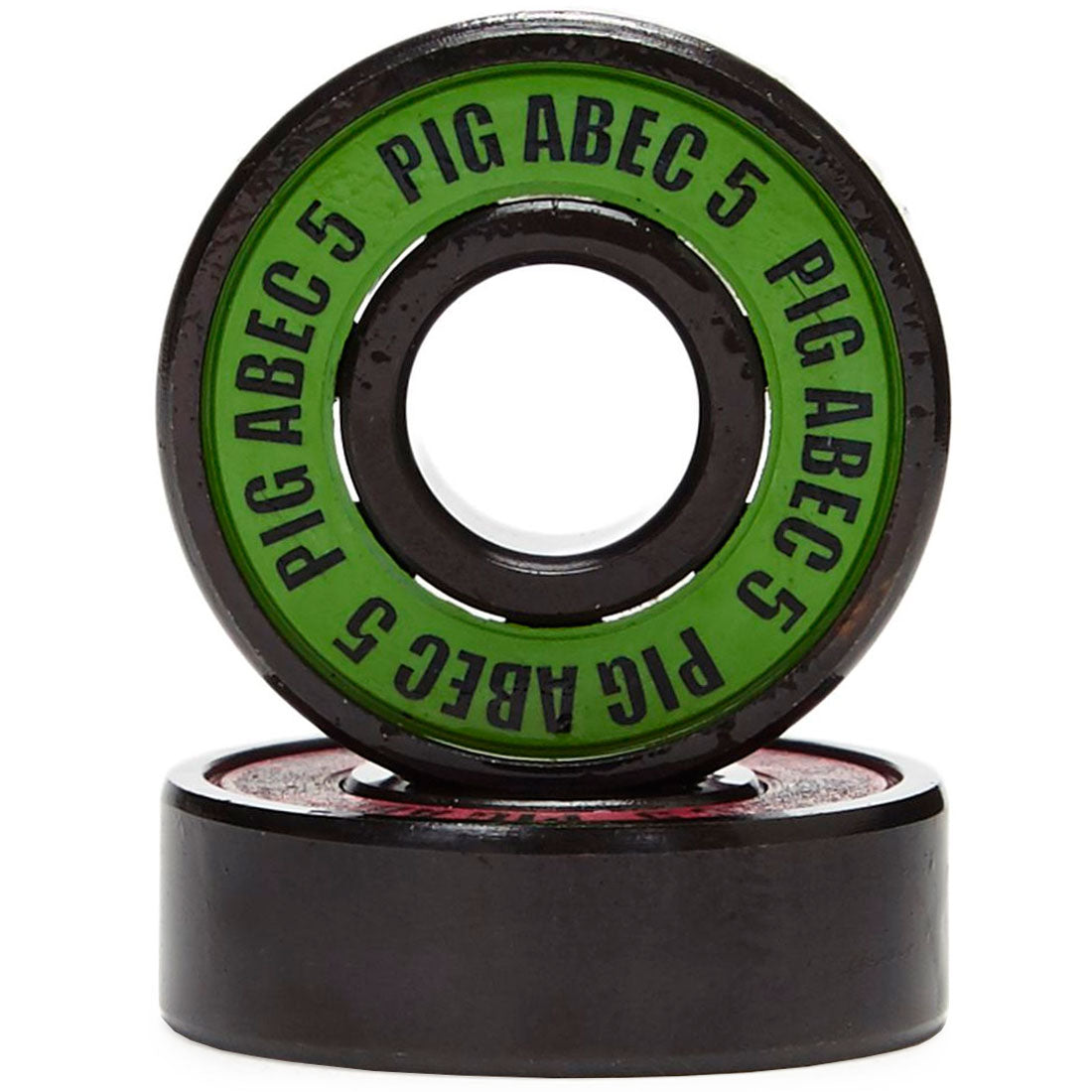 Pig Neon Skateboard Bearings - Yellow image 1