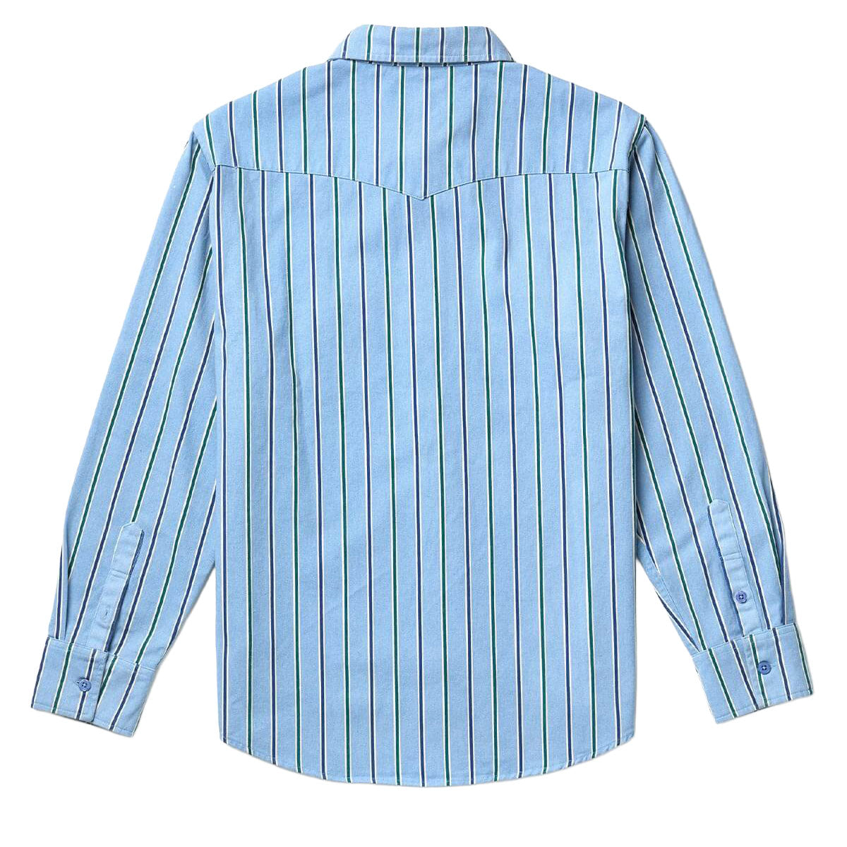 Seager Amarillo Long Sleeve Shirt - Steel Blue Stripe image 2