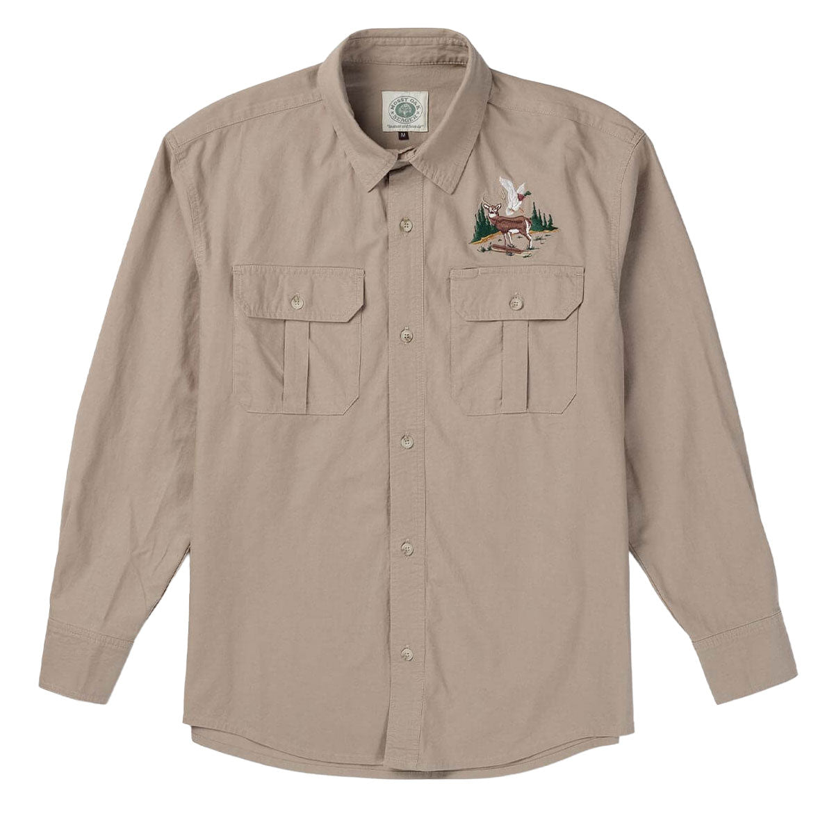 Seager Chief Long Sleeve Over Shirt - Cement image 1