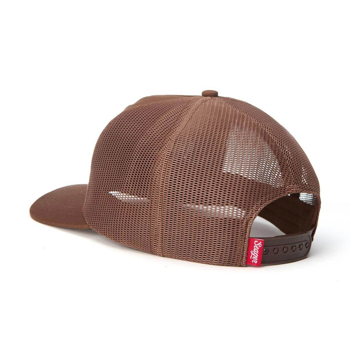 Seager Pocket Creep Trucker Snapback Hat - Brown image 2