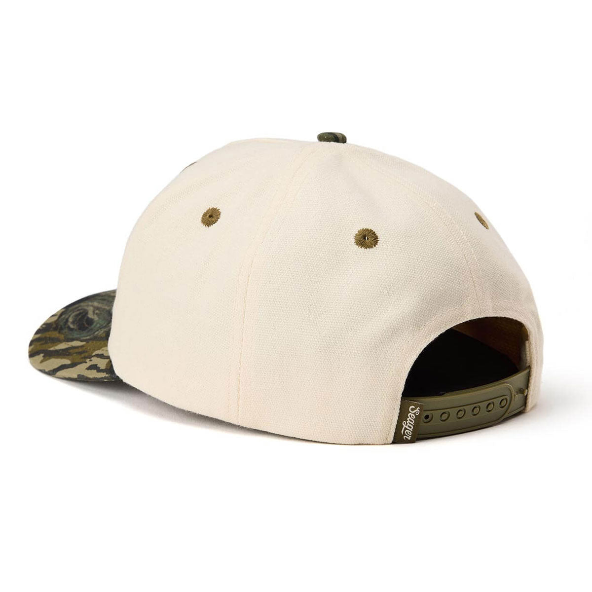 Seager MO Gone Hunting Snapback Hat - Cream/Camo image 2