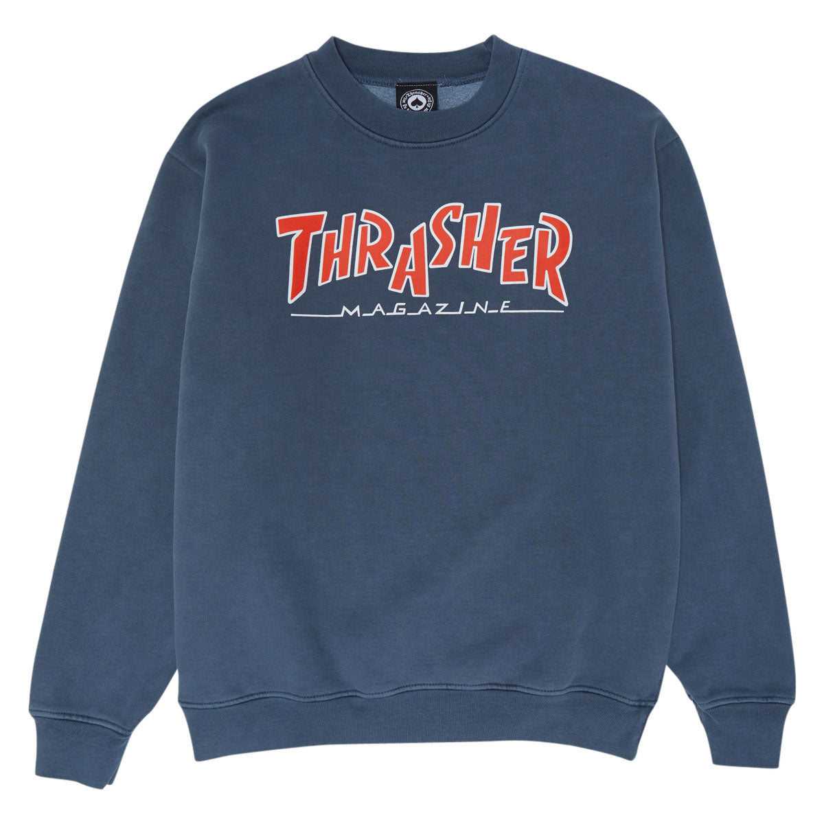 Thrasher x Parra Mag Vintage Crewneck Sweatshirt - Blue image 1