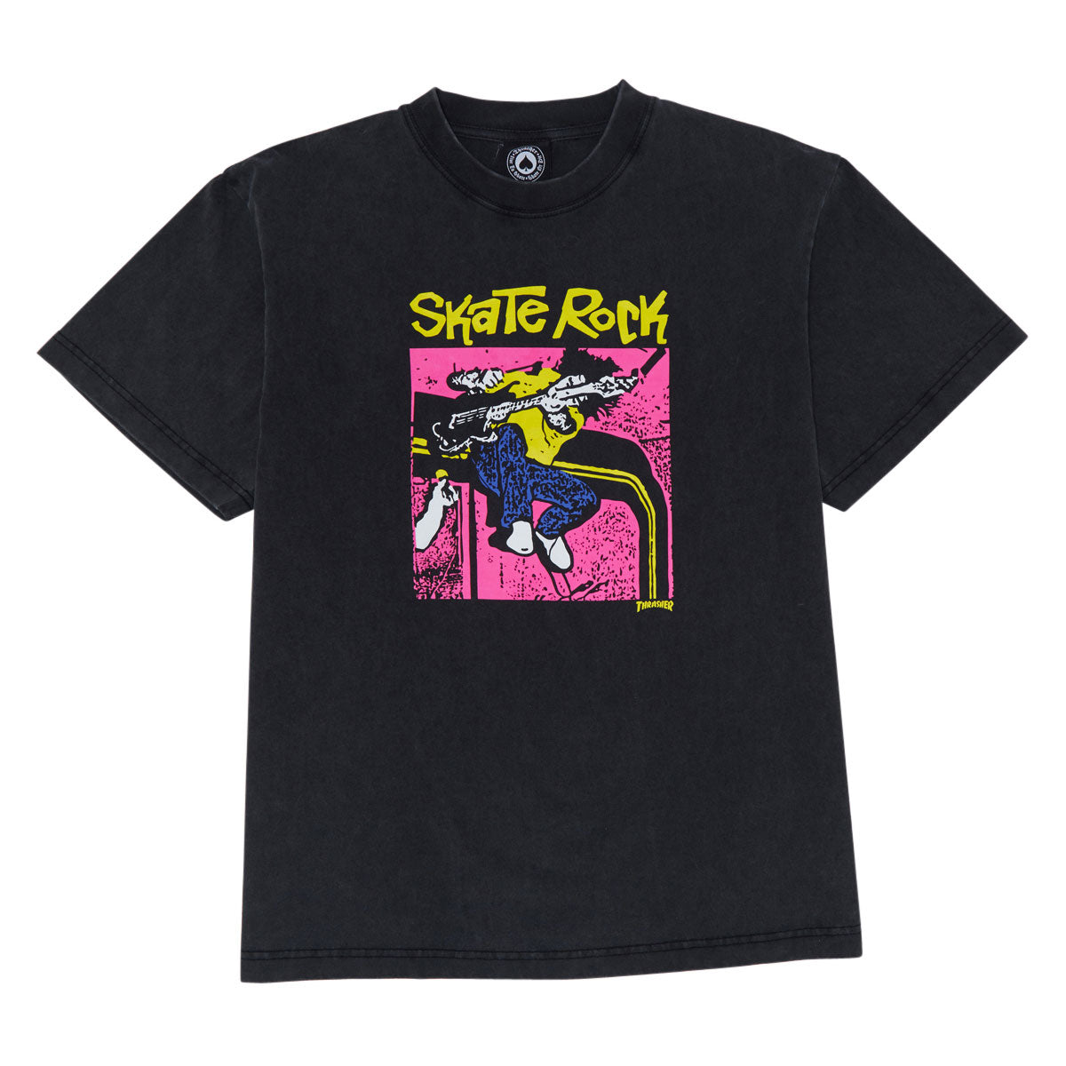 Thrasher Skate Rock Vol II Vintage T-Shirt - Black image 1