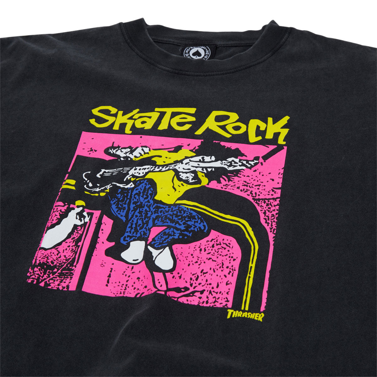 Thrasher Skate Rock Vol II Vintage T-Shirt - Black image 2