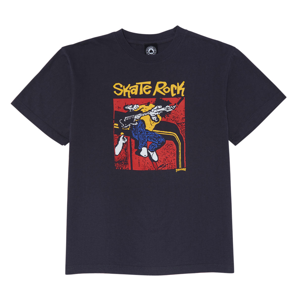 Thrasher Skate Rock Vol II Vintage T-Shirt - Navy image 1
