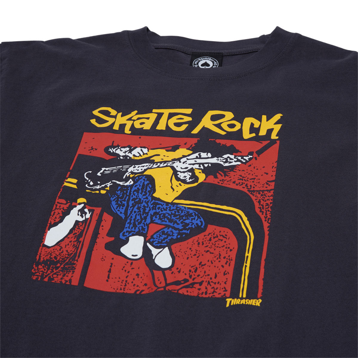 Thrasher Skate Rock Vol II Vintage T-Shirt - Navy image 2