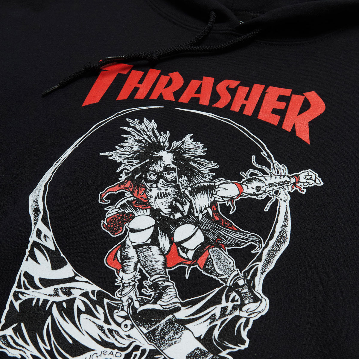 Thrasher Outlaw 2-Tone Hoodie - Black image 2