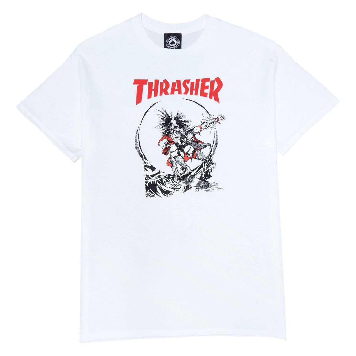 Thrasher Outlaw 2-Tone T-Shirt - White image 1
