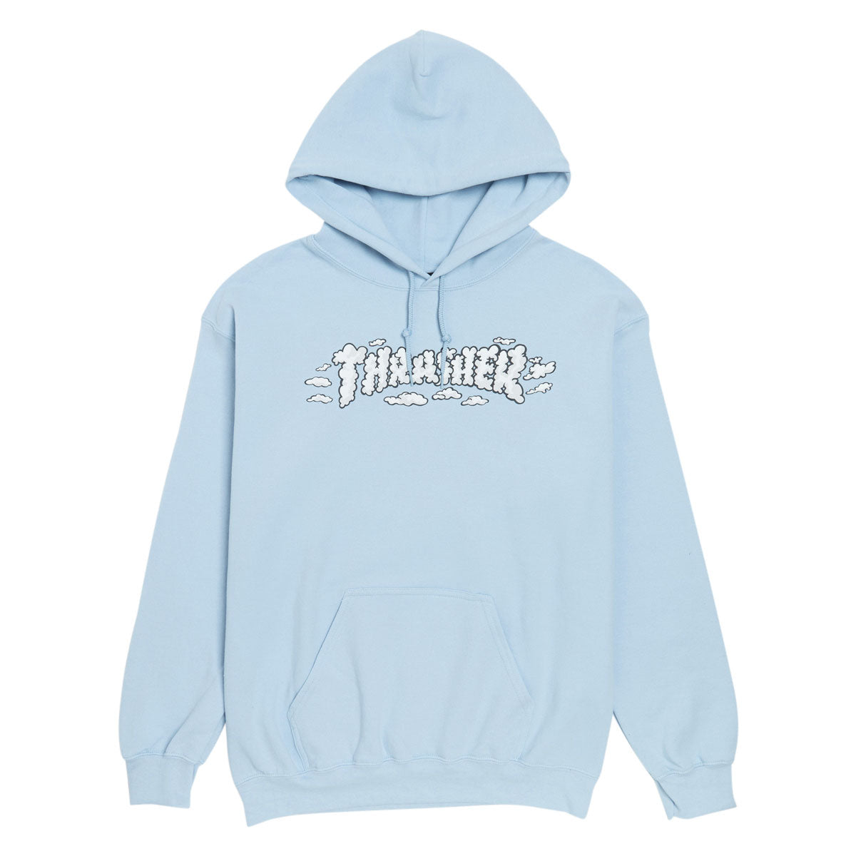 Thrasher Clouds By Spanky Hoodie - Light Blue image 1