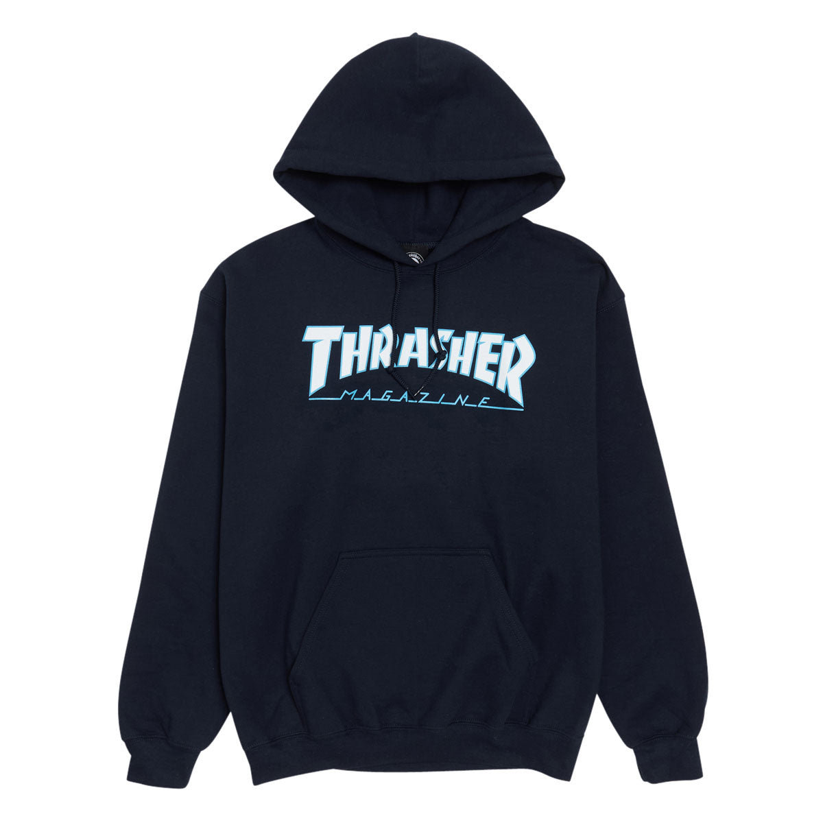 Thrasher Outlined Hoodie - Blue/White image 1