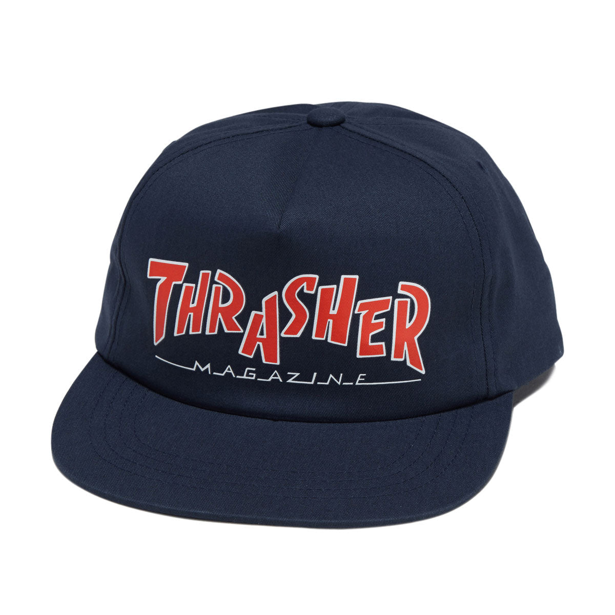 Thrasher x Parra Mag Snapback Hat - Navy image 1