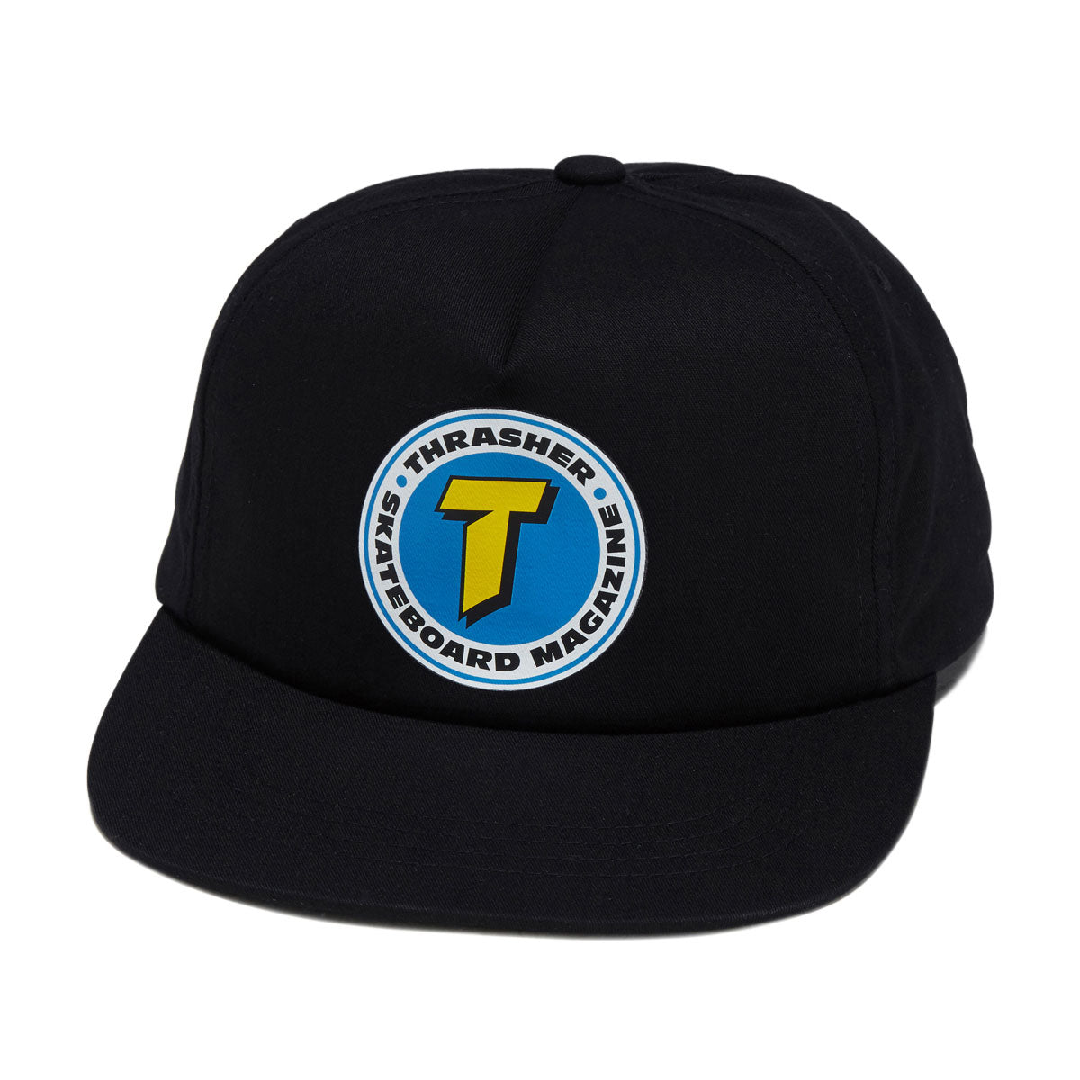 Thrasher Number 1 Redux Snapback Hat - Black image 1