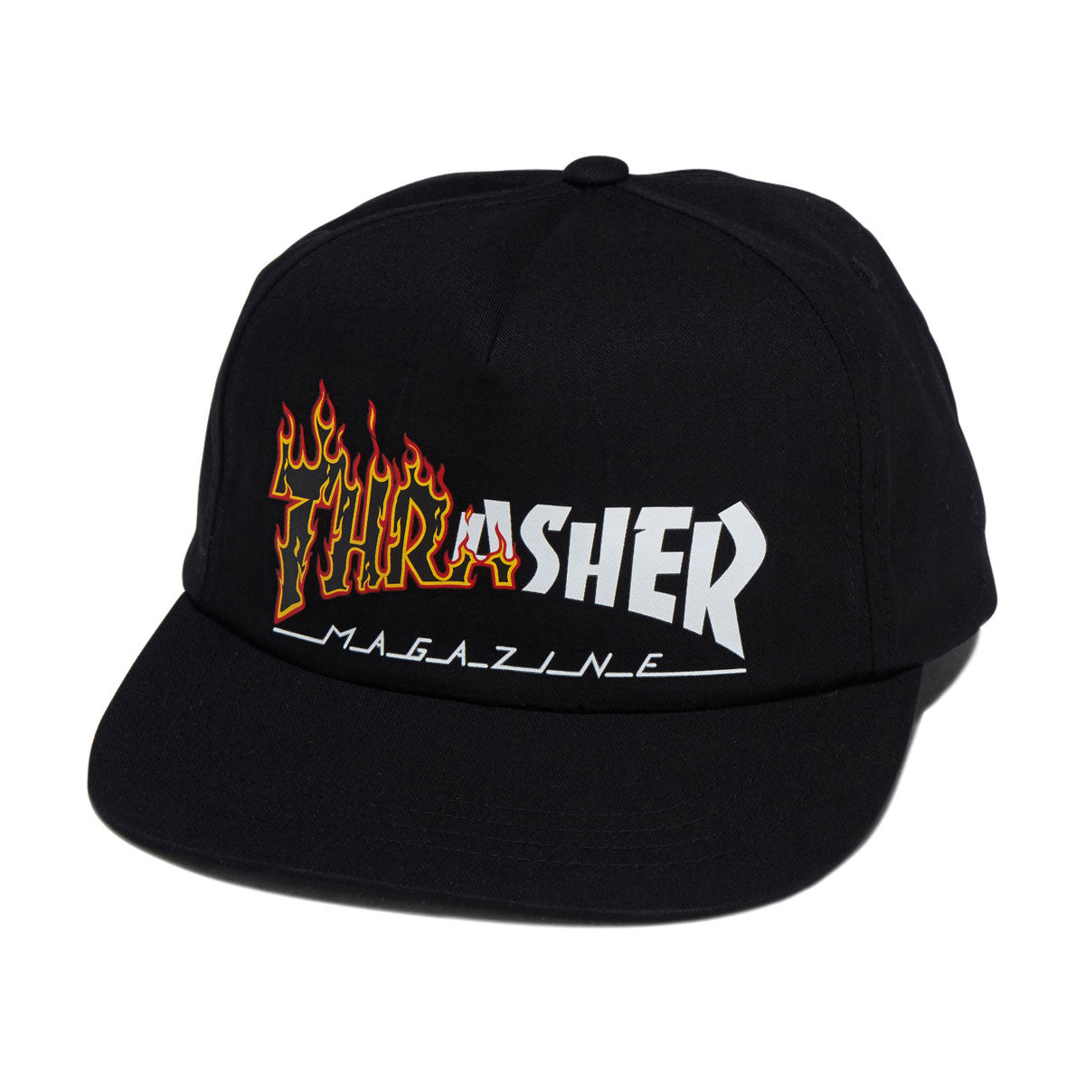 Thrasher Ignite Snapback Hat - Black image 1