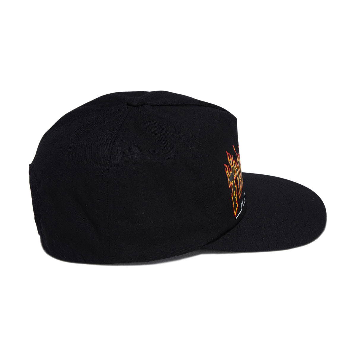 Thrasher Ignite Snapback Hat - Black image 4