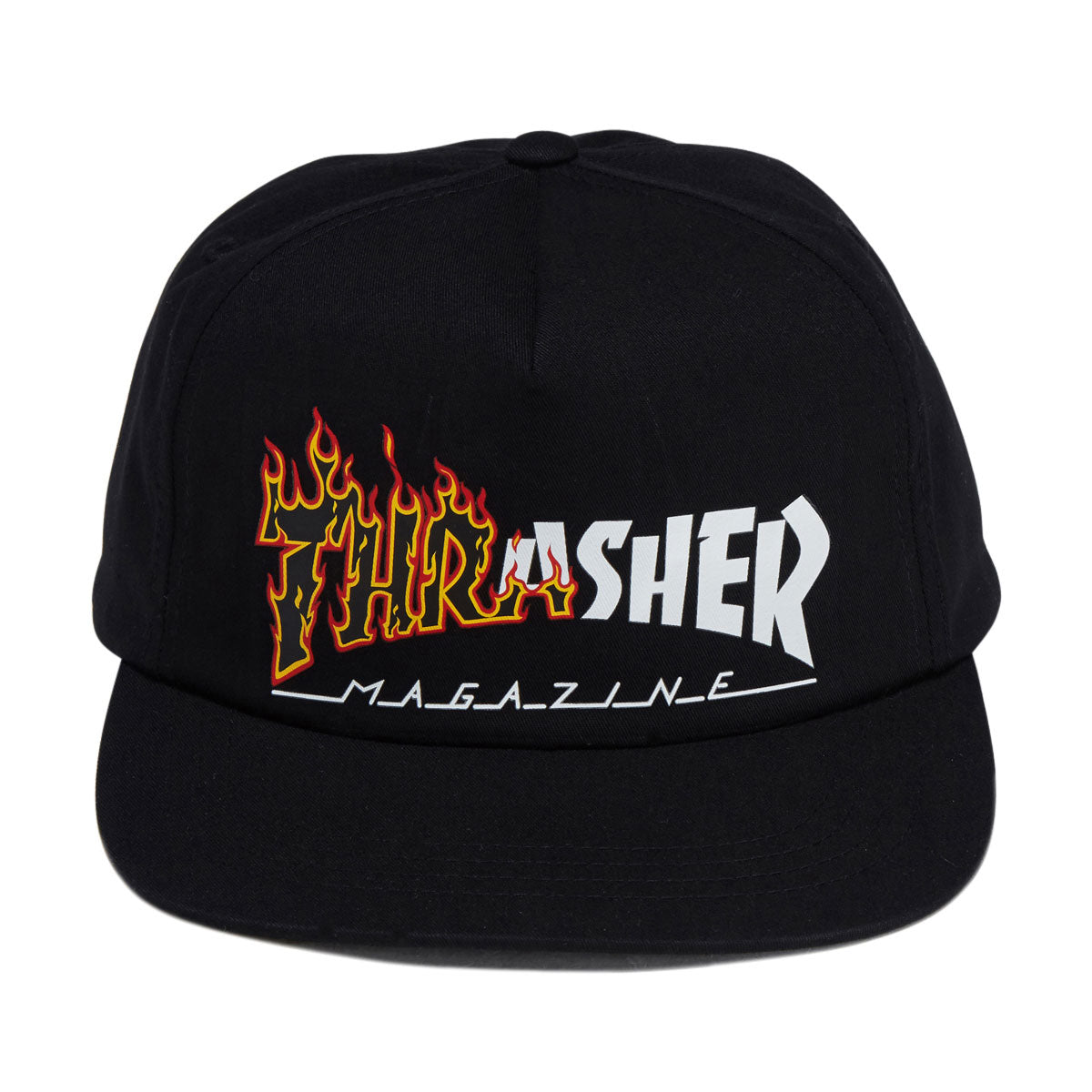 Thrasher Ignite Snapback Hat - Black image 5