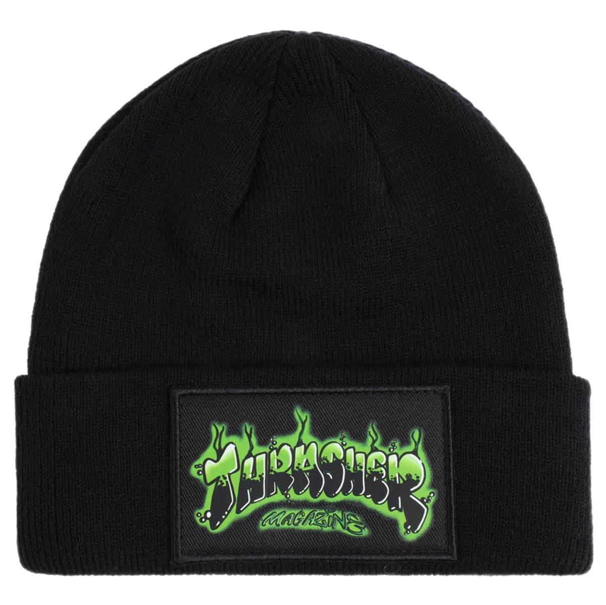 Thrasher Airbrush Patch Beanie - Black image 1